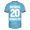 Bayer 04 Leverkusen Alejandro Grimaldo 20 Tredje 23-24 - Herre Fotballdrakt